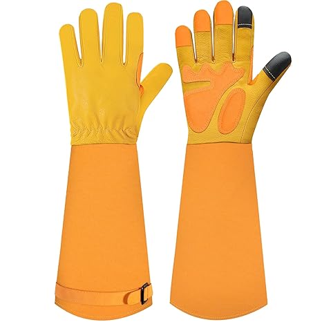 Leather Garden Work Gloves