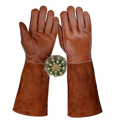 Thorn Proof Leather Gardening Gloves